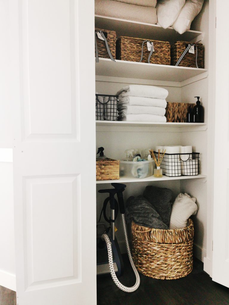 ORGANIZED LINEN CLOSET: THE REVEAL - CITRINELIVING